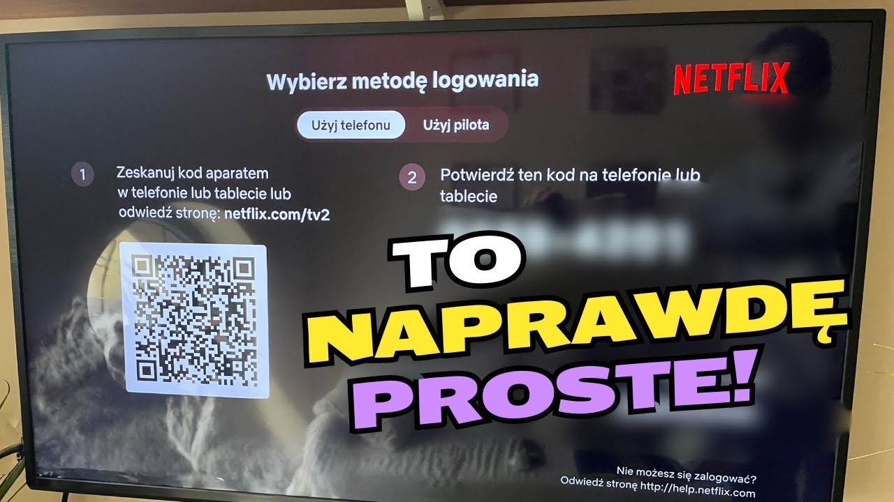 Jak zalogować się do Netflix na TV?