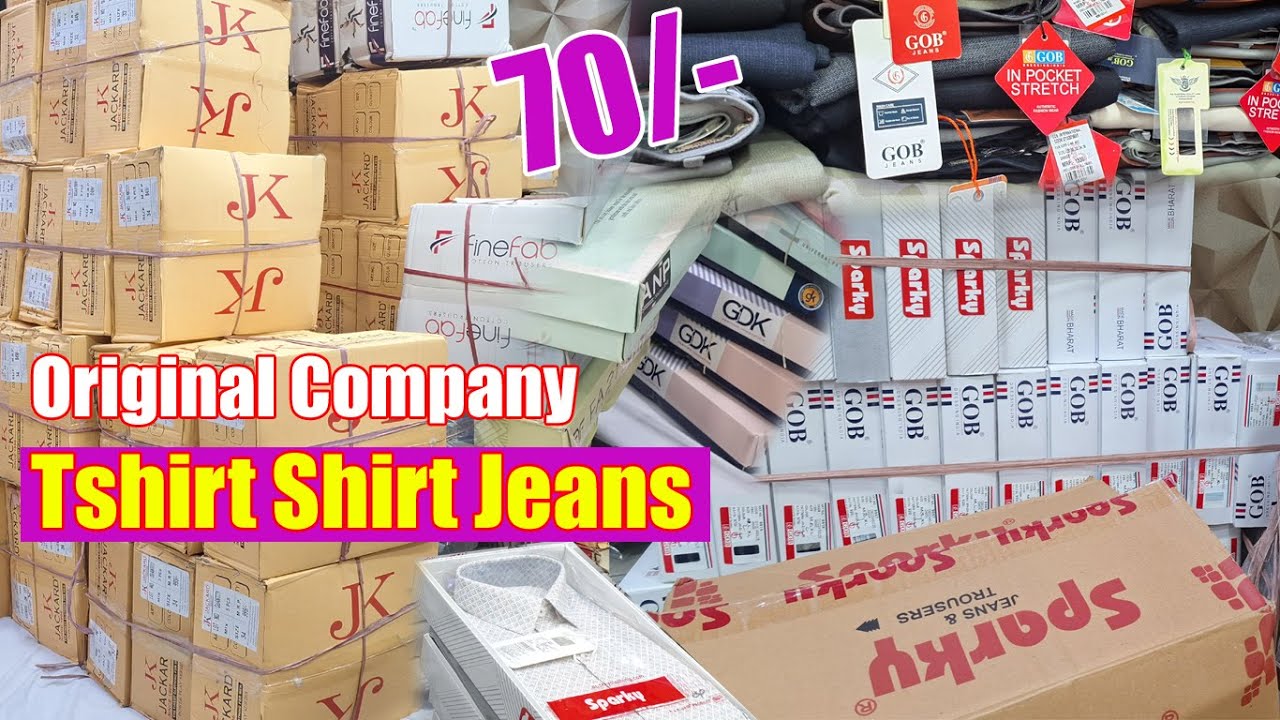 70/- Original Sparky GOB ODDI JK, Tshirt, Shirt, Jeans Wholesaler Barabazar Kolkata