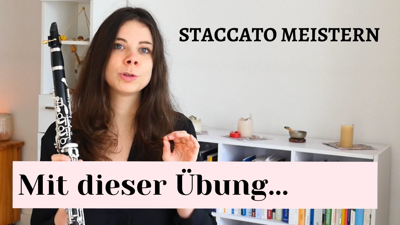 ...schnell und sauber anstoßen! (Staccato, Anstoß) | online Klarinette lernen