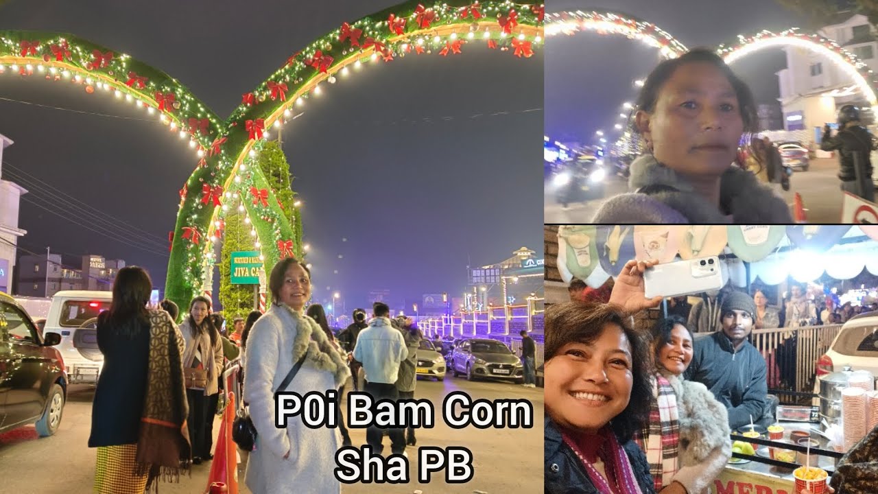 Leit Thied Mobile Bad Ki Family||Poi Bam Corn 🌽 Shwa 