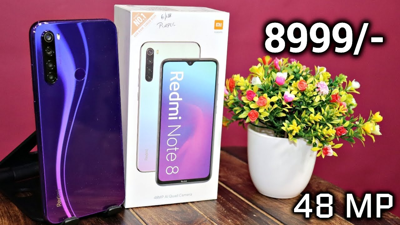 Redmi Note 8 Purple Unboxing 🔥48 MP 📷 Quad Camera 🔋18W Fast Charging⚡8999 Rs💰 सबकी वाट लगा दी