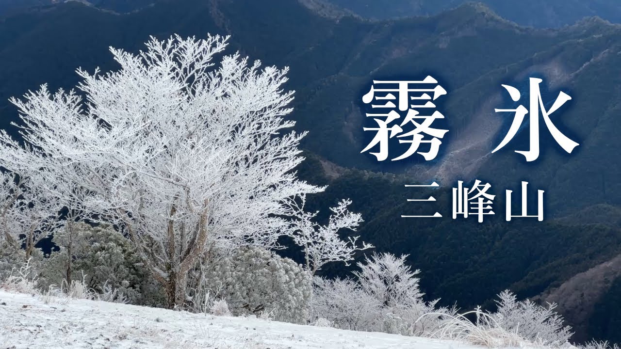 【三嶺山】霧氷まつりと大雪の赤目四十八滝を散策