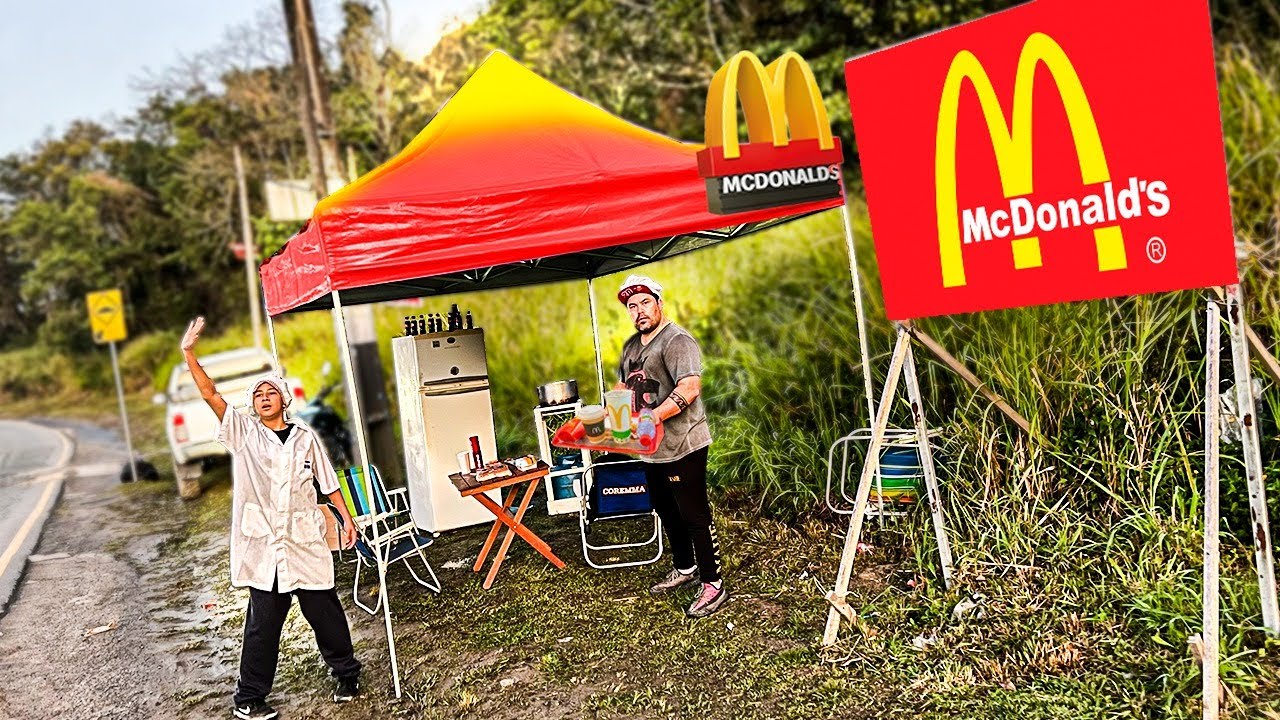 ABRIMOS UM MC DONALD'S NA ESTRADA