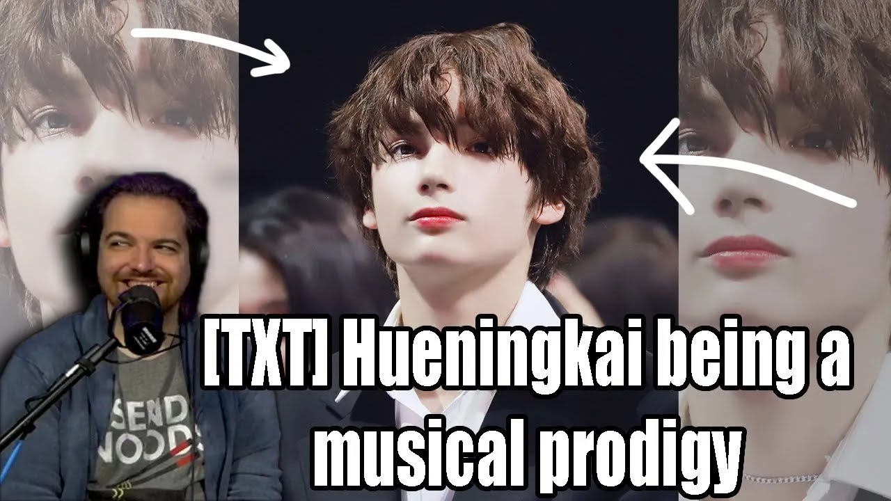 PRODUCERS REACT [ARCHIVE] - TXT Hueningkai being a musical prodigy Reaction