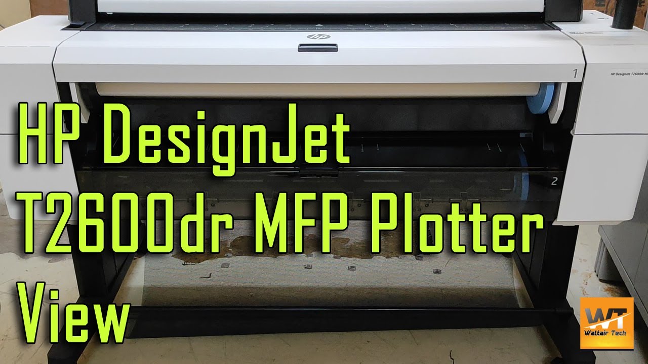#HP, #Plotter, HP DesignJet T2600 36-in PostScript Multifunction Printer, Print, copy, scan