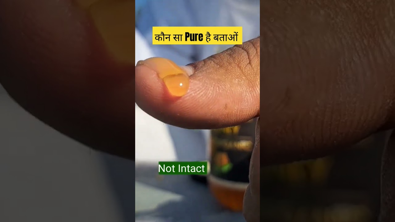 Honey Purity Test 🍯 🐝 Buy Pure Wild Raw Honey Online #honey #purity #facts #streetfood #jeetorganic