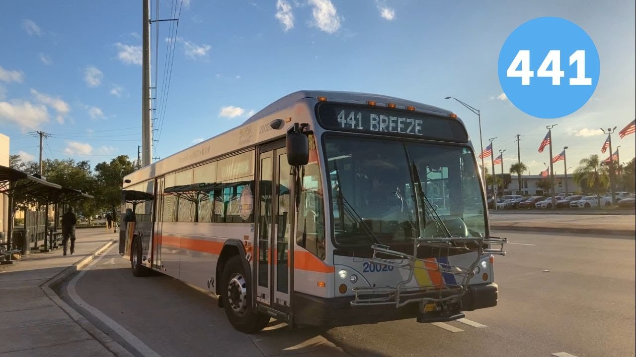 Riding Broward County Transit Bus 441 Breeze, Golden Glades Park & Ride to US 441 & Pembroke Rd