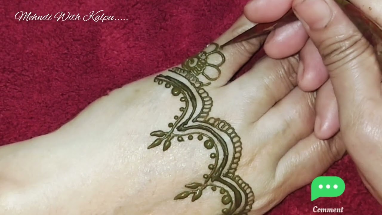 Beautiful arabic mehendi design ❤️#mehndi #beautifullmehendi#arabichennadesign 