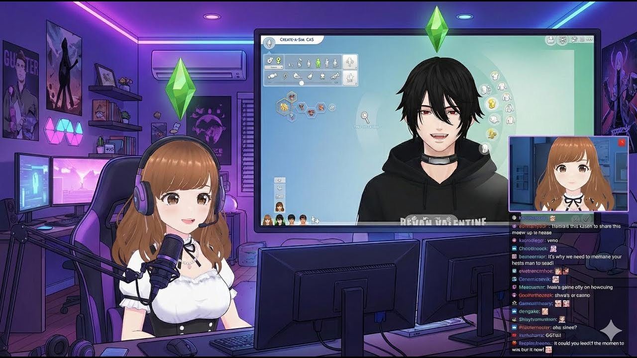 🔴 LANJUT BUAT KARAKTER @revanvalentine DI THE SIMS 4!!
