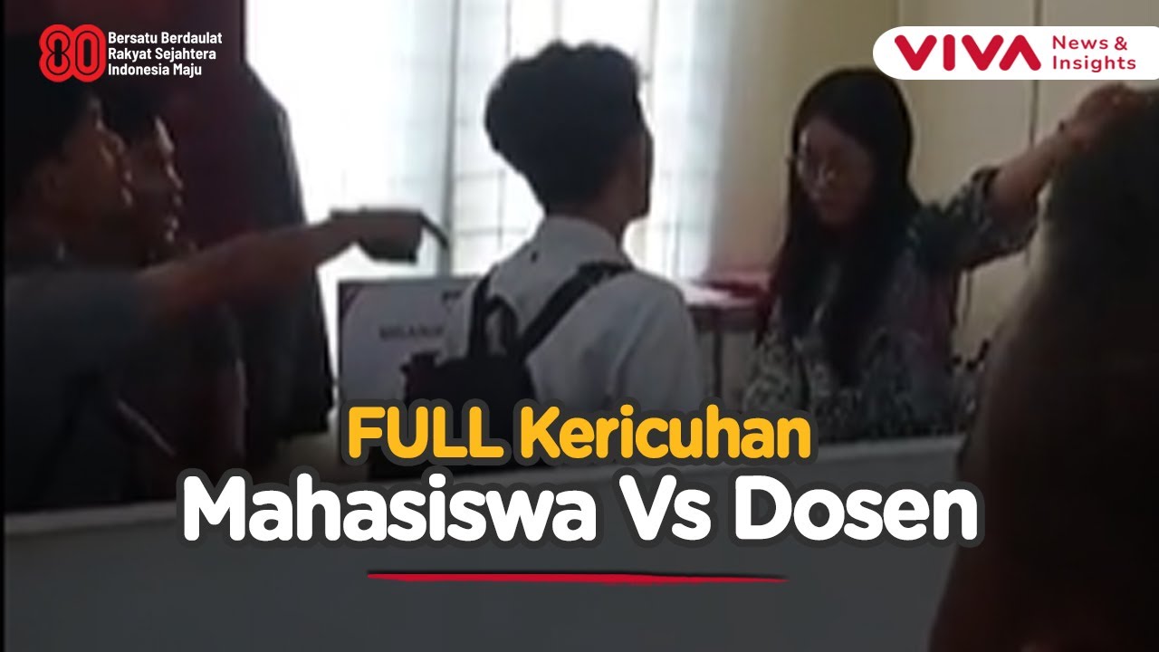 Dosen Jagoan Buang Skripsi, Mahasiswa Tendang Meja