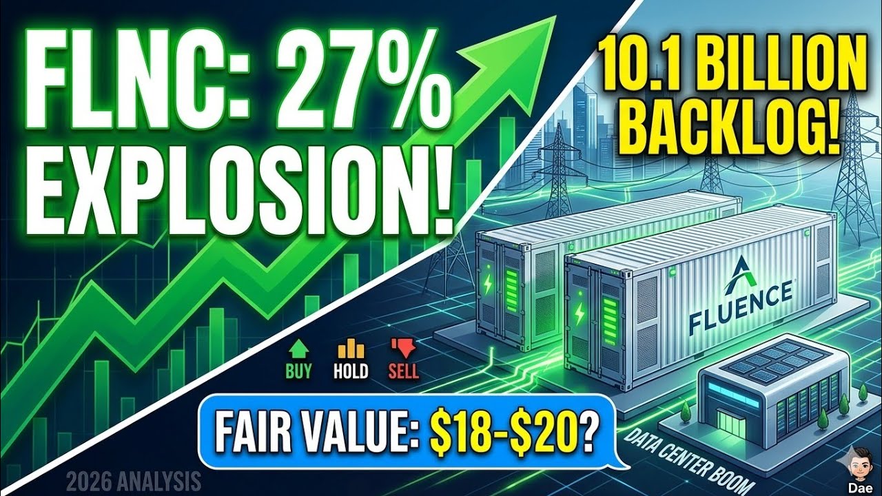 FLNC Stock Explodes 27% In One Day! Why Fluence Energy Is Just Getting Started 2026 Analysis #FLNC