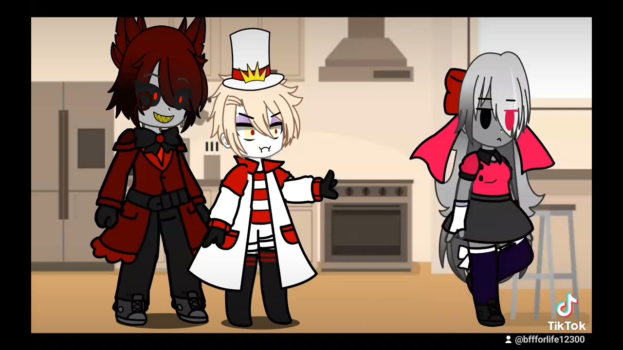 lucifer  drinks a love posion (alastor x lucifer) || short ||enjoy❤