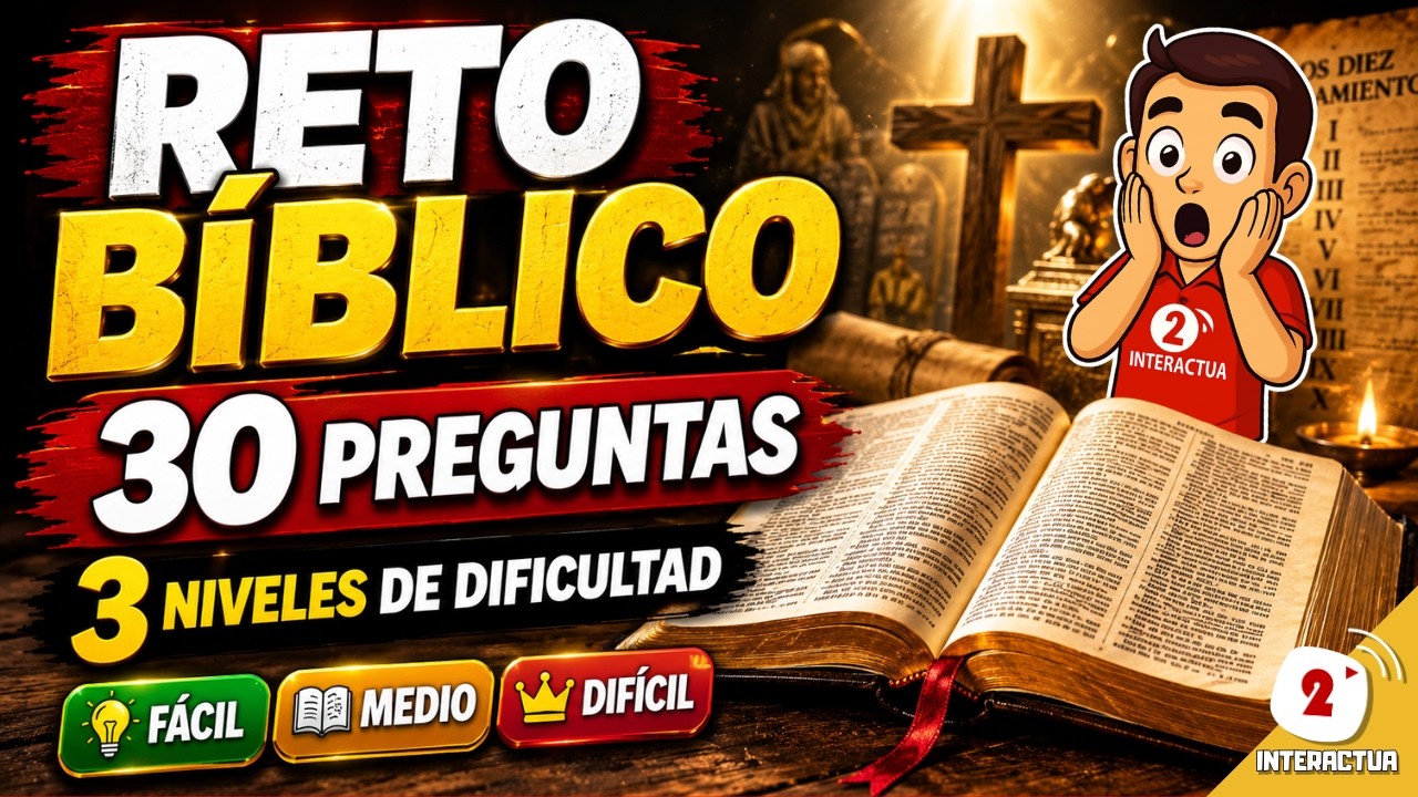 ¿CUÁNTO SABES DE LA BIBLIA? 📖 30 Preguntas que POCOS logran Responder