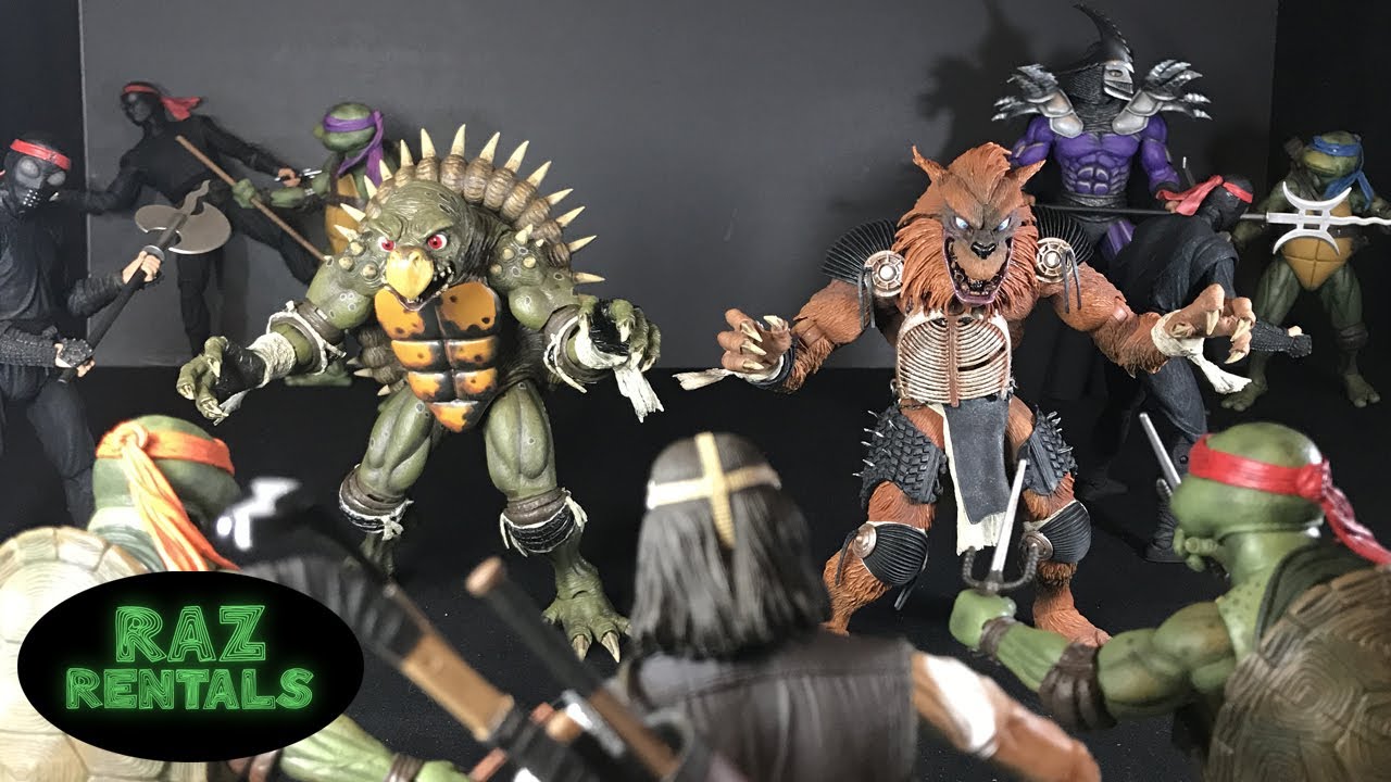 TMNT NECA Tokka and Rahzar Review Teenage Mutant Ninja Turtles II Secret Of The Ooze