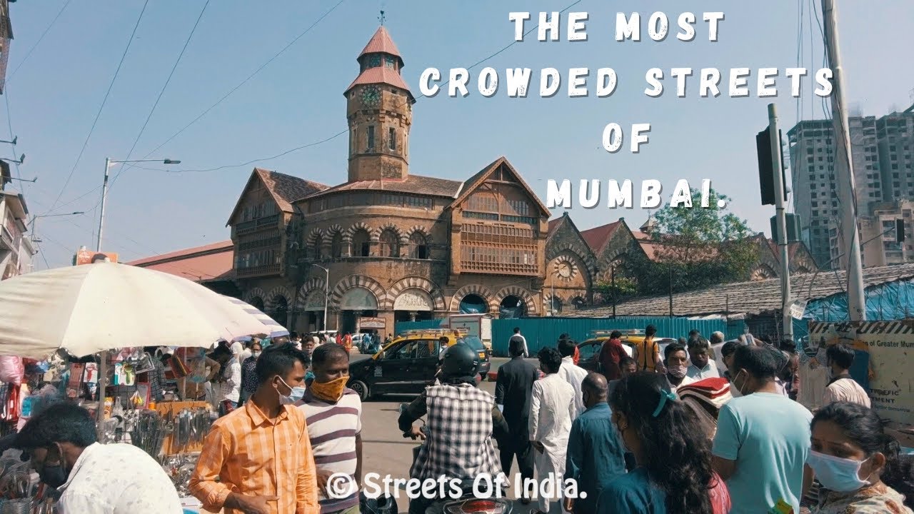 The most crowded streets of Mumbai | Crawford Market Area | Mumbai City | Streets of India.