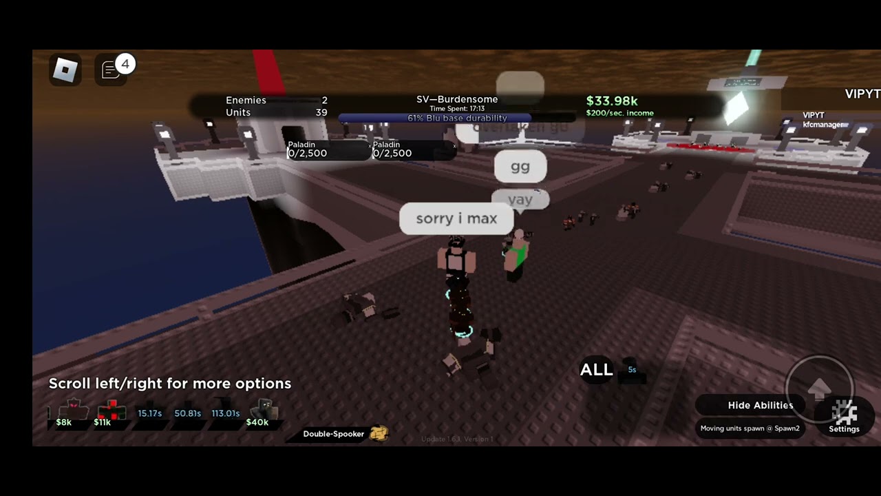 Helping my subscriber get noobfighter I World Tower Defense Roblox