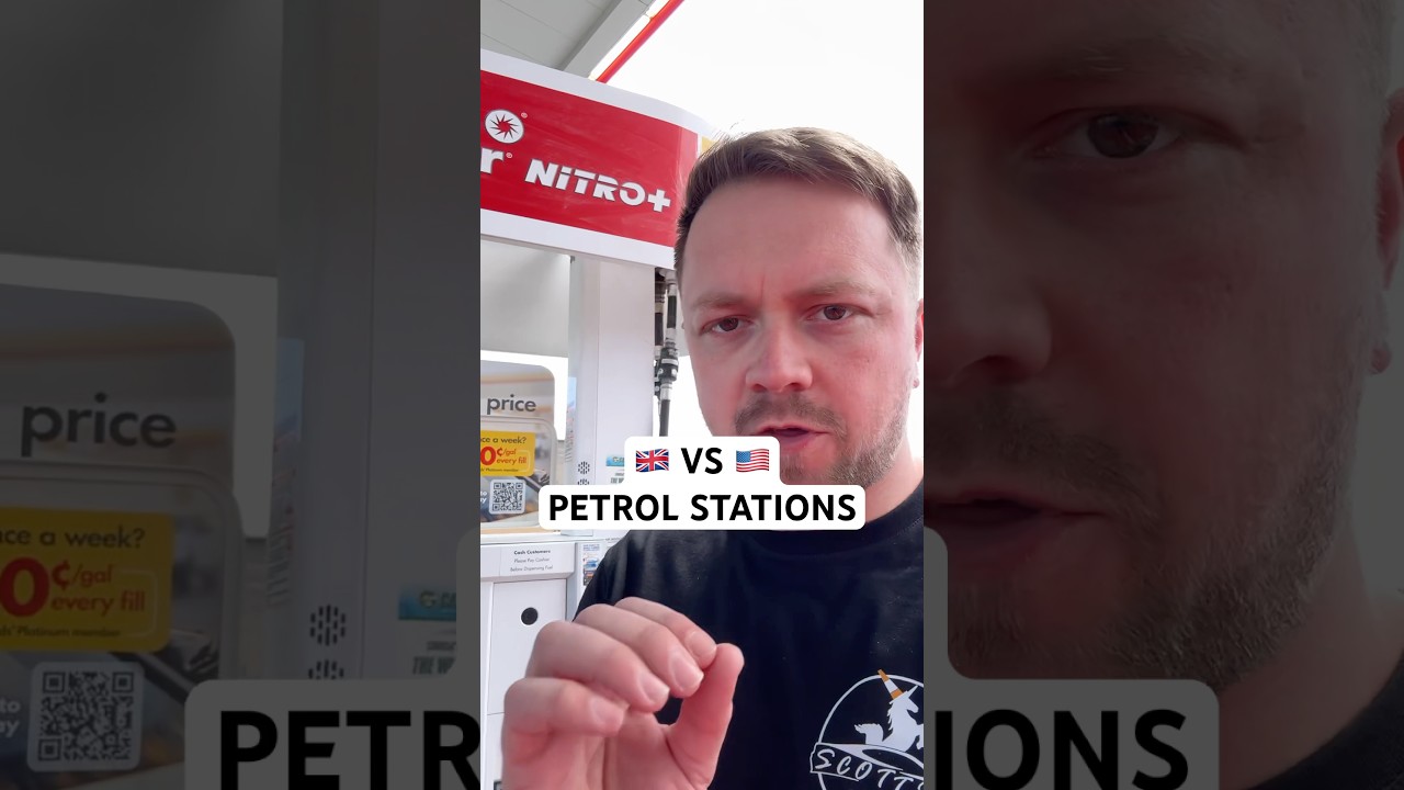 Petrol Station 🇬🇧 Vs. &lsquo;Gas&rsquo; Station 🇺🇸 #petrolstation #driverlife #driving #usaroadtrip