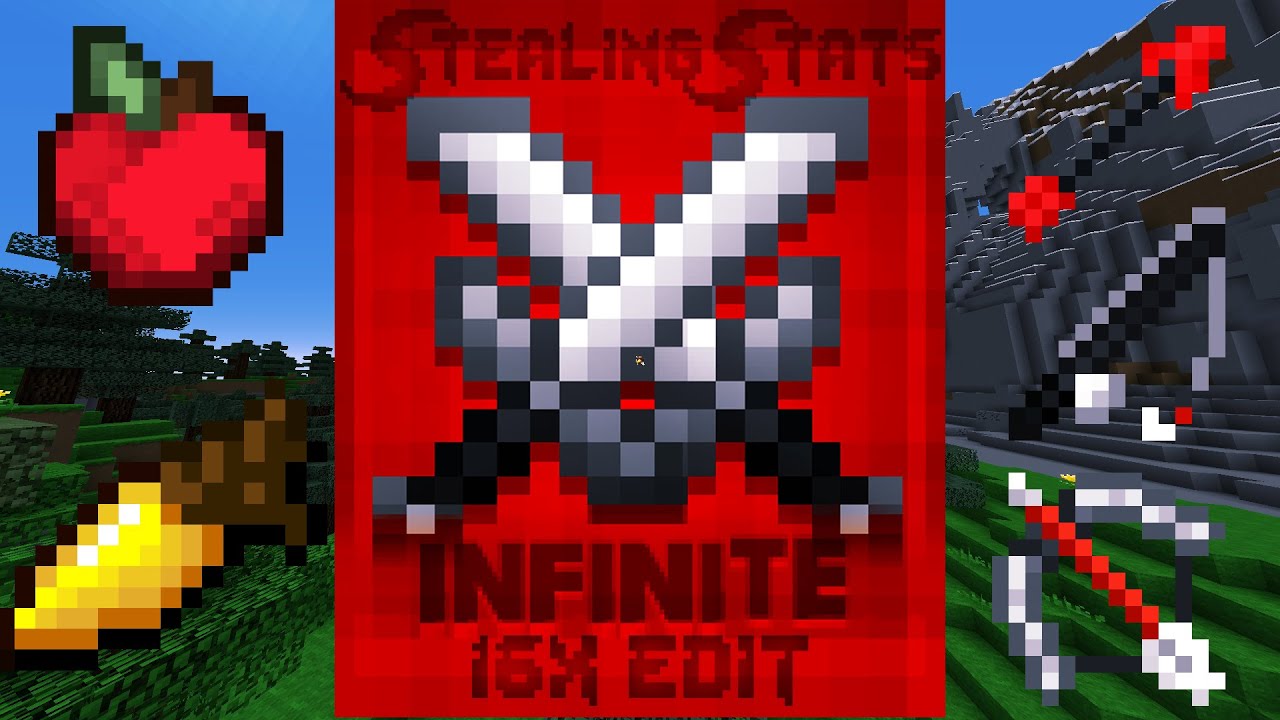 StealingStats [RED] InFinite 16x Edit (Minecraft PvP Resource or Texture Packs)