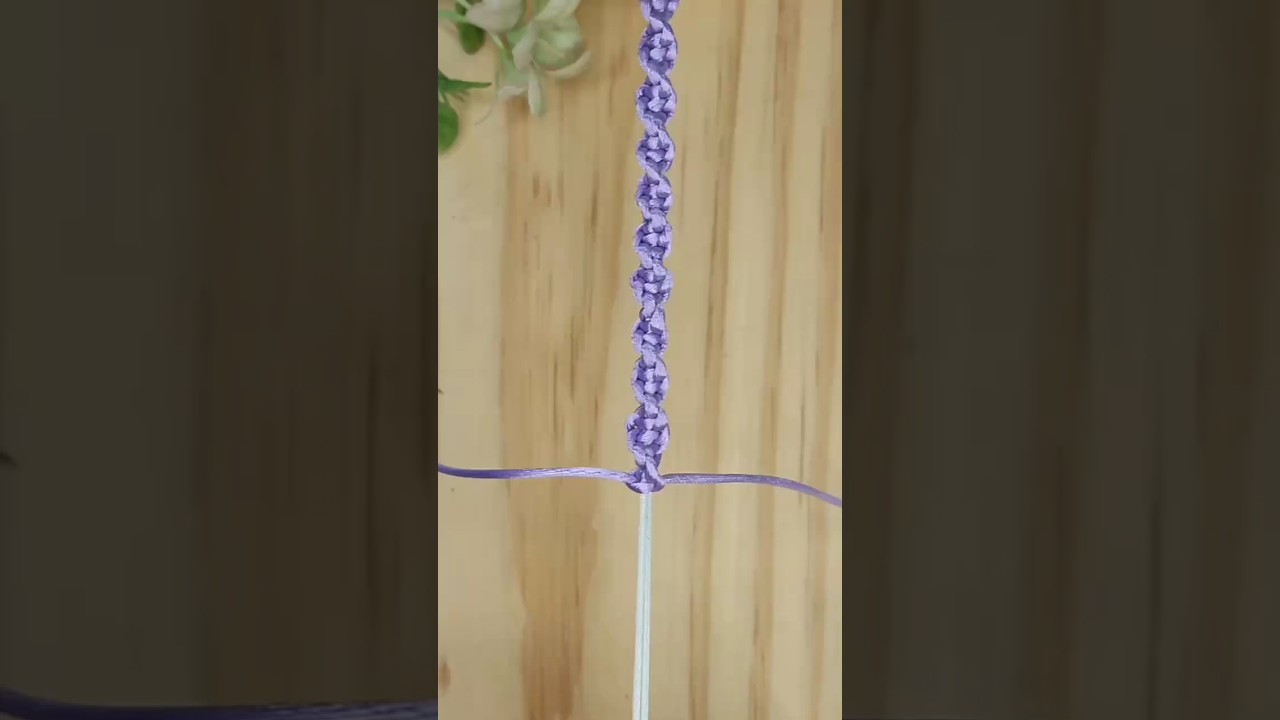 Spiral Bracelet making Idea at Home| How To Make Macrame Bracelet DIY #shorts #Bracelet #shortvideo