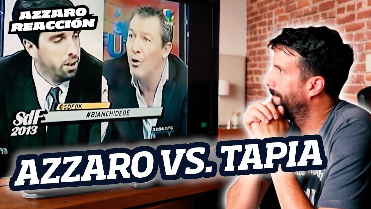 REACCIÓN // SHOW DEL FÚTBOL: AZZARO VS. TAPIA