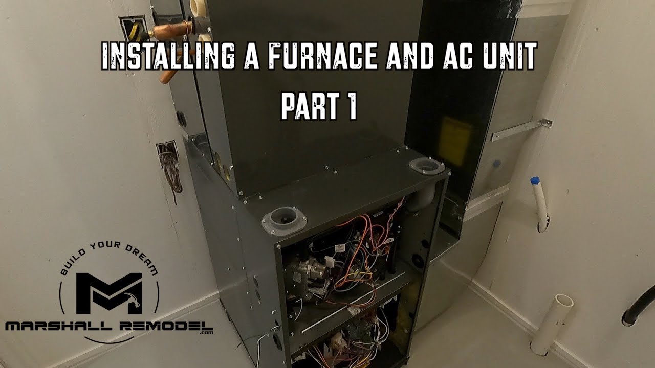 Установка печи и кондиционера. Часть 1