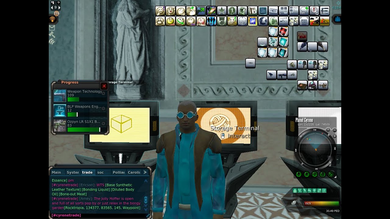 Entropia Universe - PLANET CYRENE - LR S1X1 BLUEPRINT CRAFTING HOFS