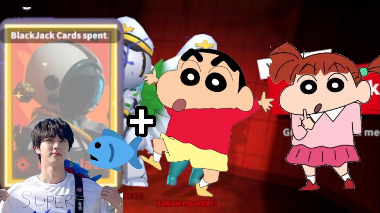 ShinChan 😎 Playing Super Sus ☠️ As BlackJack 💀 + Jin Super Tuna 🐟