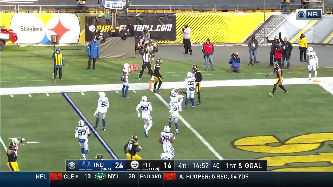 Eric Ebron&rsquo;s TD Catch Puts Steelers Back In It!