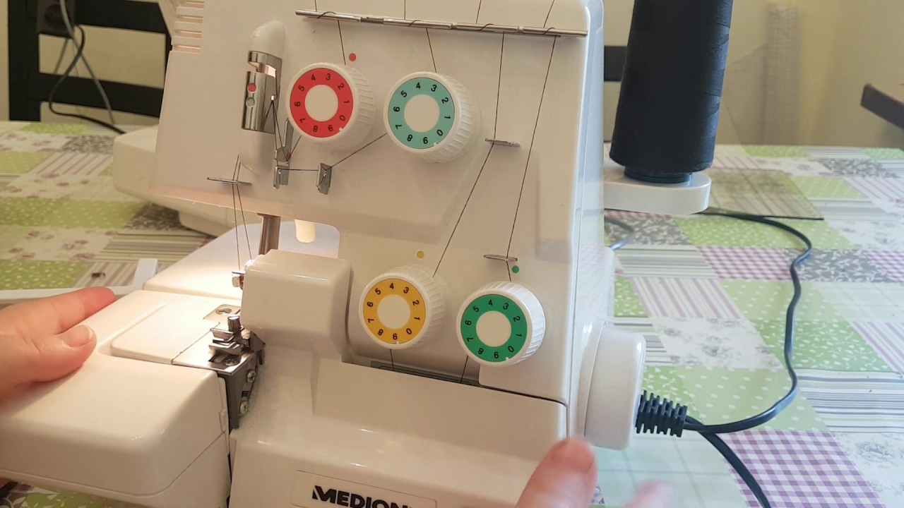 Medion Endlarica Uvlacenje konca u Medion overlovku #medion #overlock #endlarica