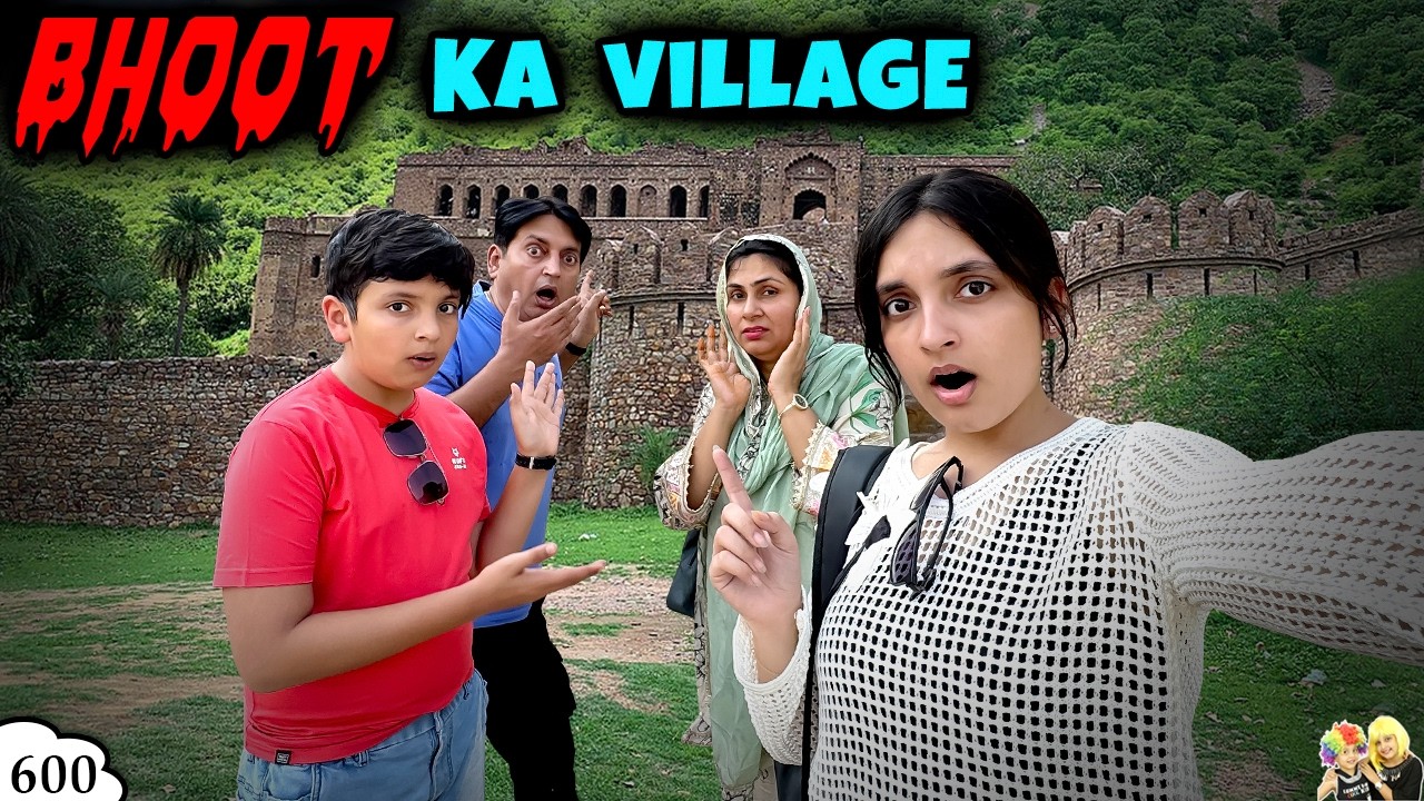 BHOOT KA VILLAGE | Ep 600 | Halloween Special | Travel Vlog to Bhangarh | Aayu and Pihu Show