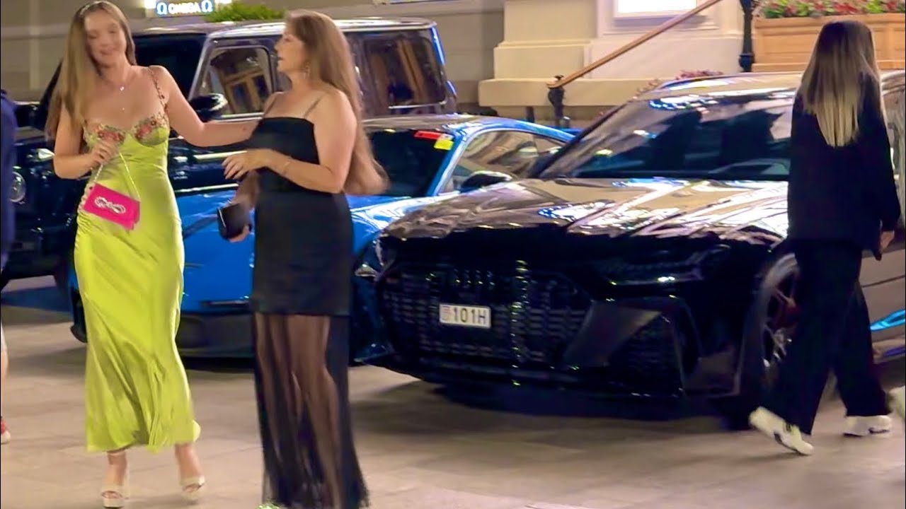 MONACO AMAZING SUPERCARS, LUXURIOUS NIGHTLIFE & BEAUTIFUL ELEGANCE SEXY LADIES @emman25MC