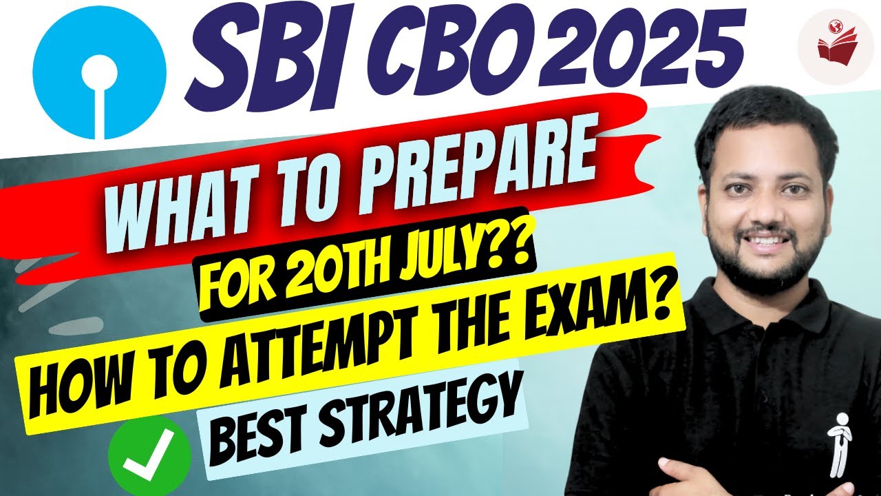 🔓 SBI CBO 2025 Cracking Strategy | What to Study Now + How to Attempt the Paper to Get Selected🎯