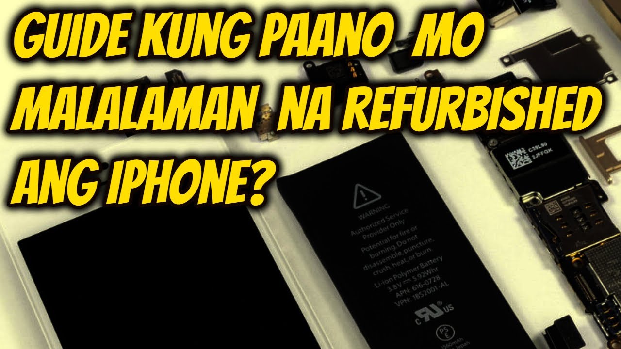 REFURBISHED iPhone PAANO MO MALALAMAN?