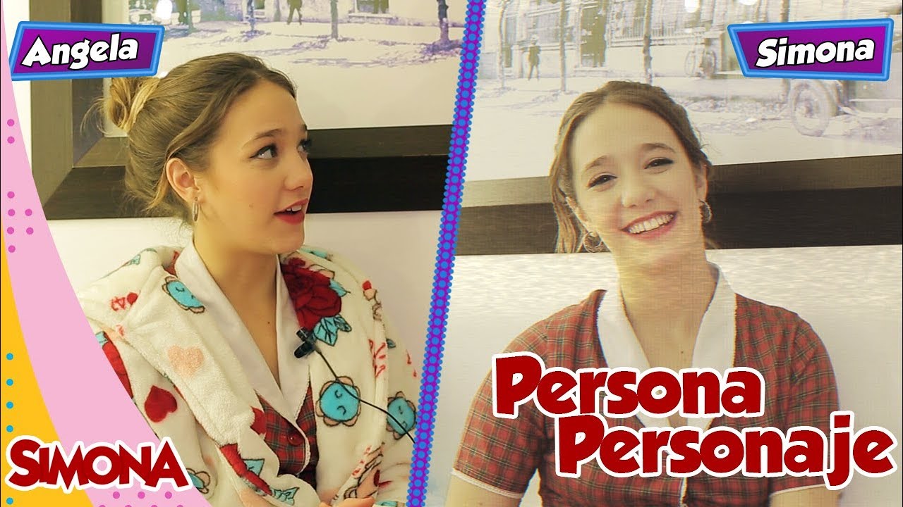 SIMONA | PERSONA- PERSONAJE  CON ÁNGELA
