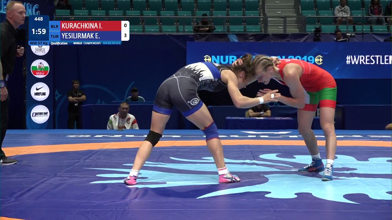 Qual. WW - 57 kg: I. KURACHKINA (BLR) v. E. YESILIRMAK (TUR)