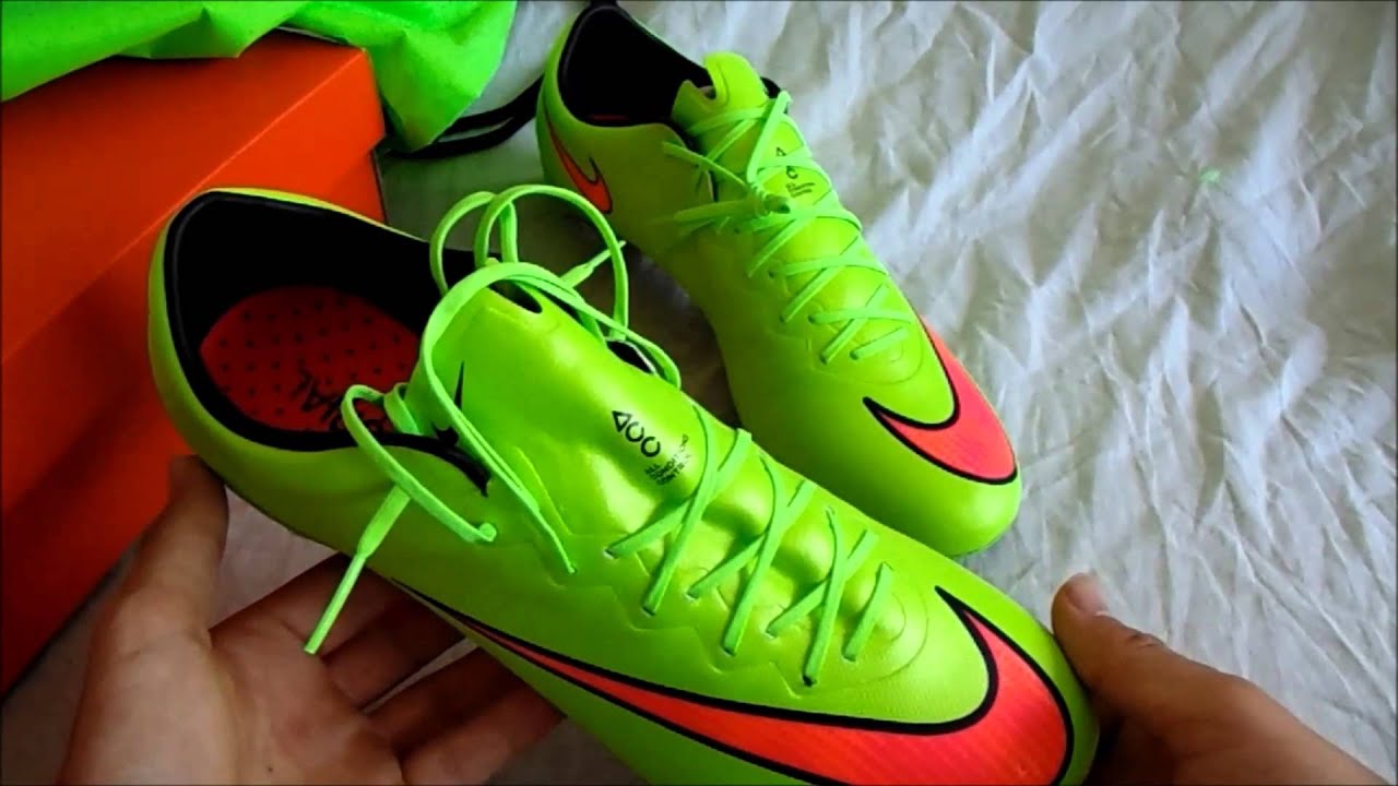 Nike Mercurial Vapor X FG Electric Green Unboxing