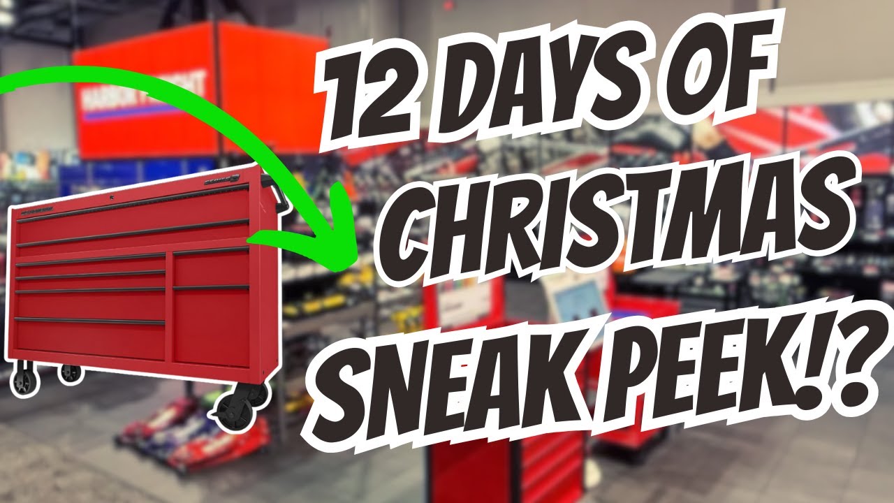 Harbor Freight 12 Days of Christmas SNEAK PEEK!!