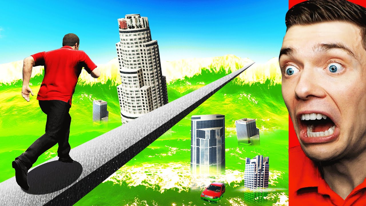 Crossing ACID BRIDGE In GTA 5 (Dangerous)