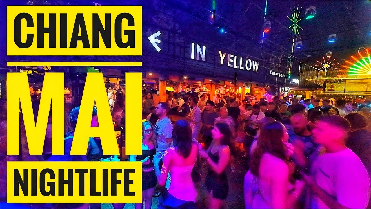 Chiang Mai Nightlife | Walking Tour [4K] 🇹🇭