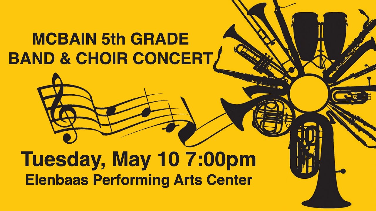 McBain 5th Grade Band and Choir Concert