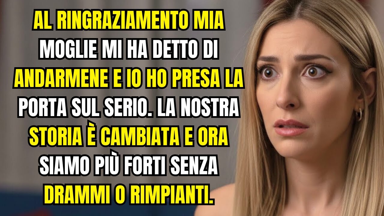 Mia MOGLIE ha ANNUNCIATO un MATRIMONIO APERTO davanti a tutti. La mia risposta l'ha DISTRUTTA!