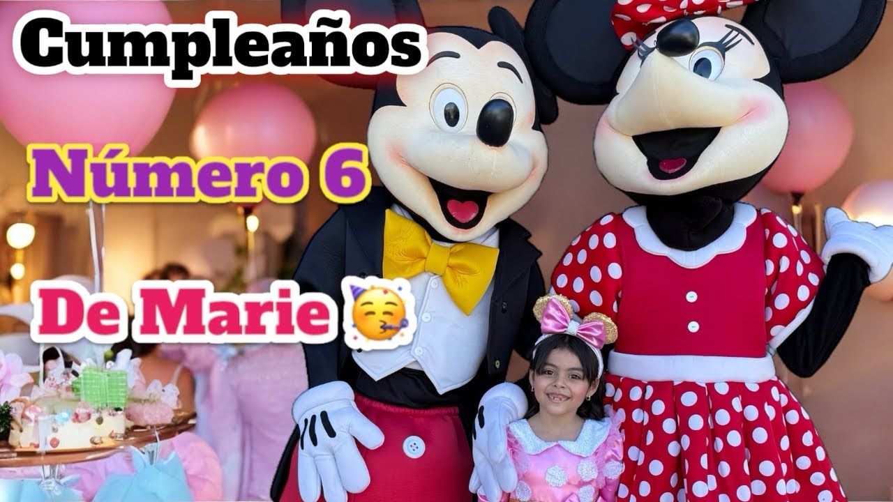 CELEBRANDO EL CUMPLEAÑOS NÚMERO 6 DE MARIE 🎉🥳