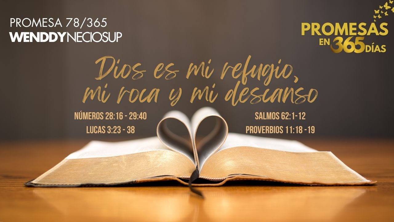 19 Mar - Promesa  78 | Dios es mi refugio, mi roca y mi descanso