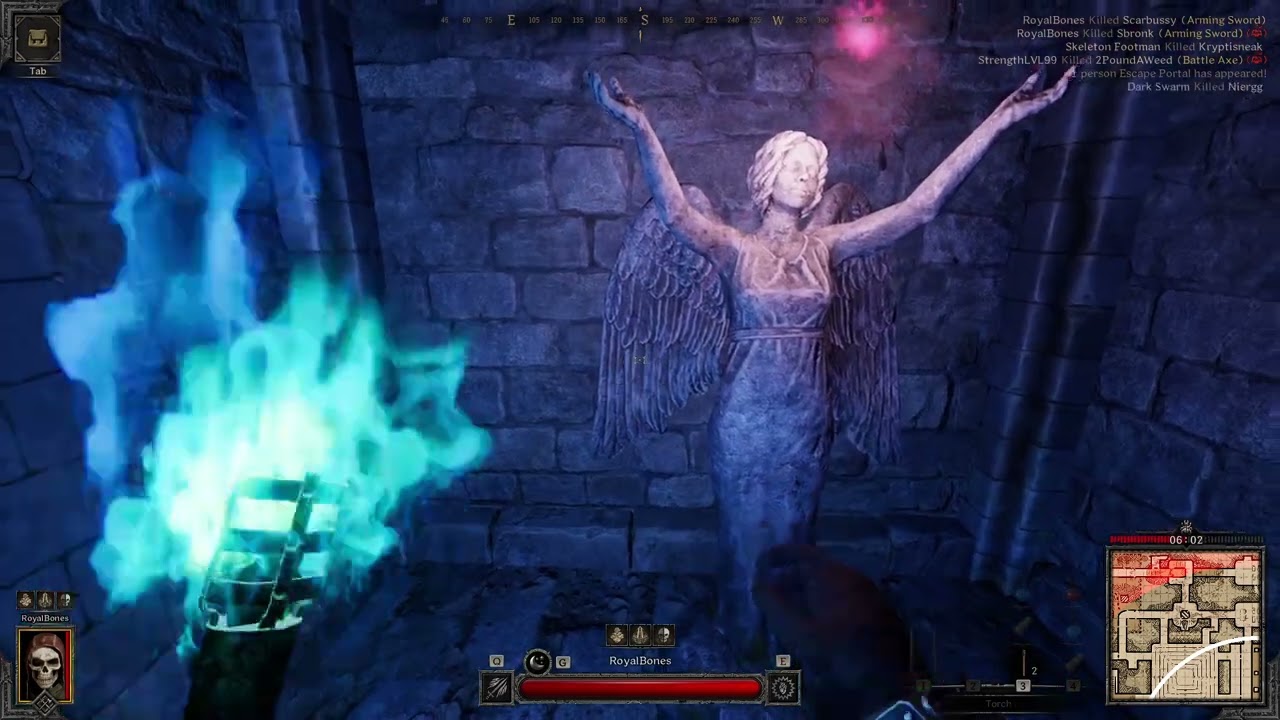 Darker and Darker | Solo Fighter | Howling Crypts | No Commentary