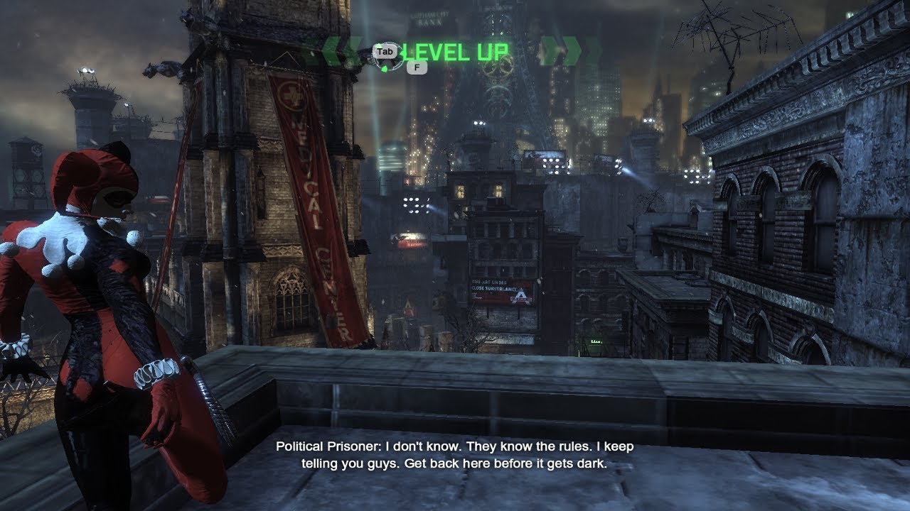 Classic Harley Quinn at Batman: Arkham City