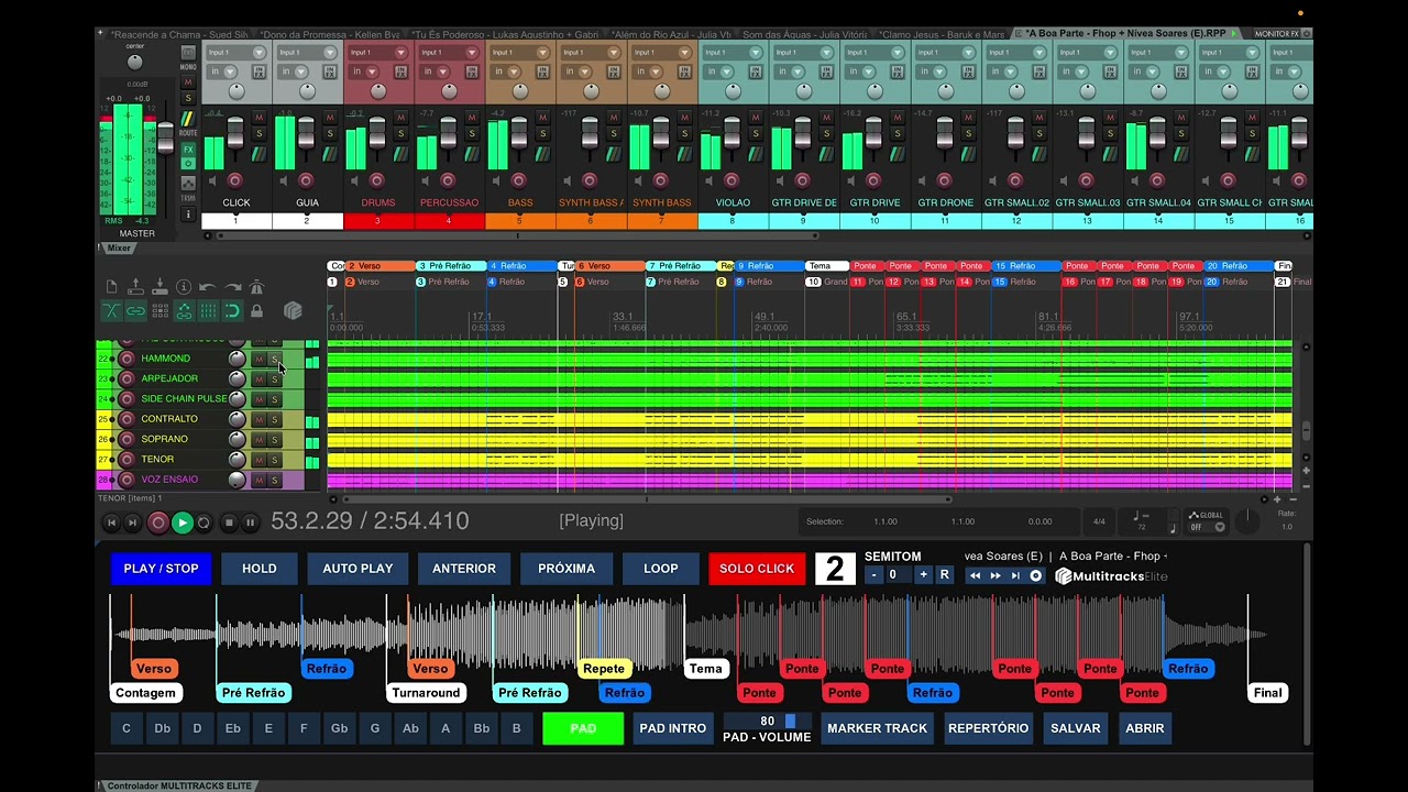 A Boa Parte - Fhop Music + Nívea Soares #multitracks #playbacks #vs 