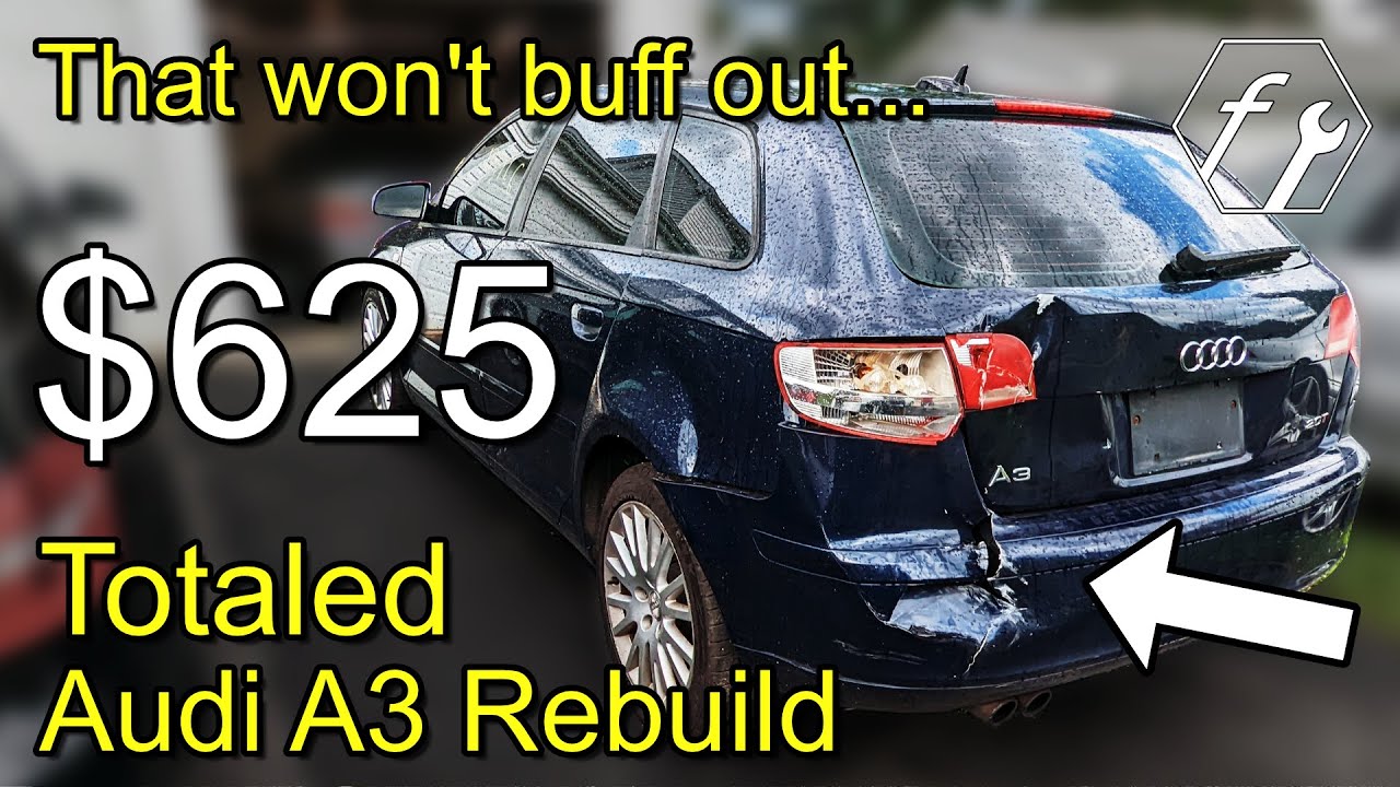 Rebuilding a TOTALED Audi A3 - Part 1: Structural Damage
