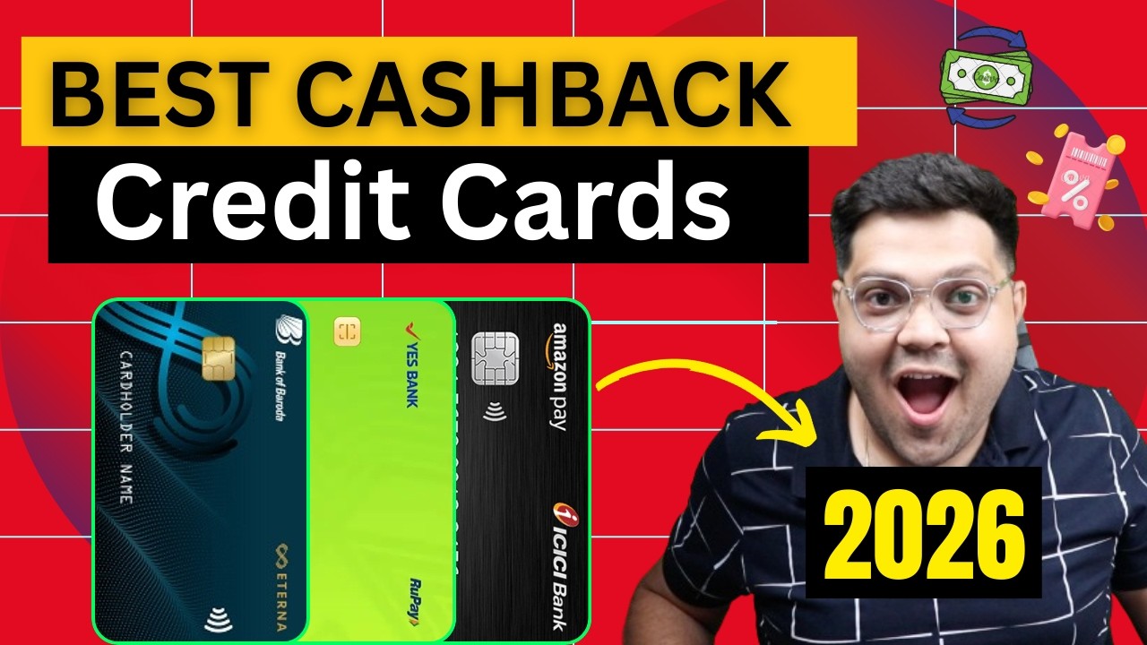 Top 3 Best Cashback Credit Card in India 2026 🔥| Best Credit Card For Cashback
