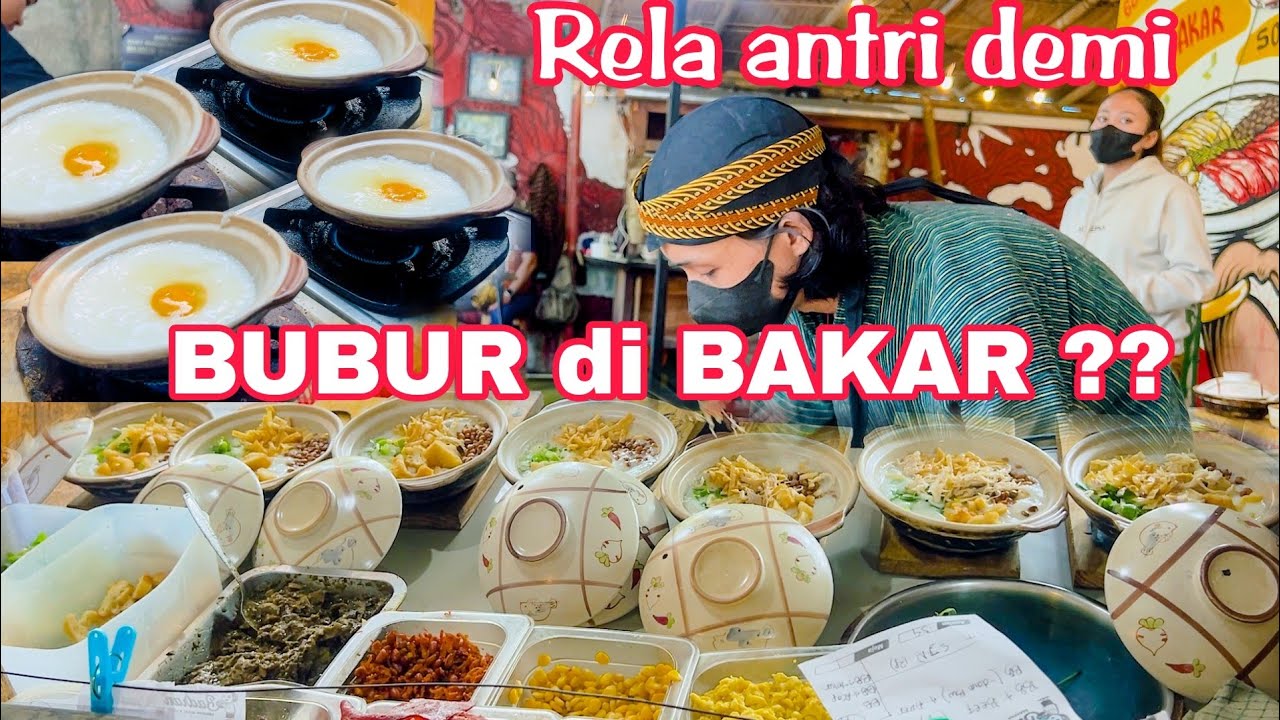 BUBUR BAKAR BADRAN!! BUKA JAM 6 SOLD OUT JAM 9 | SEHARI LUDES 66KG di ATAS CLAYPOT | Kuliner Solo