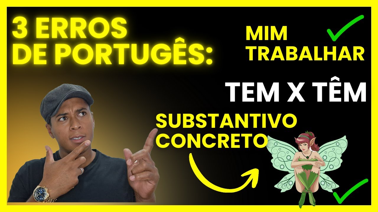 Se você erra isso, não sabe português!! - AULA DE PORTUGUÊS.